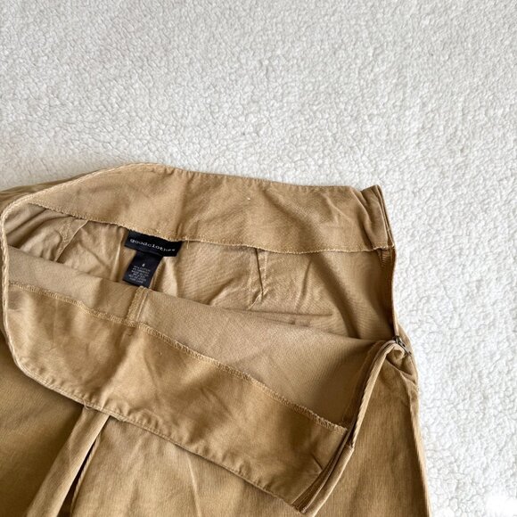 Vintage Tan Corduroy Cropped Flare Pants - Picture 5 of 11